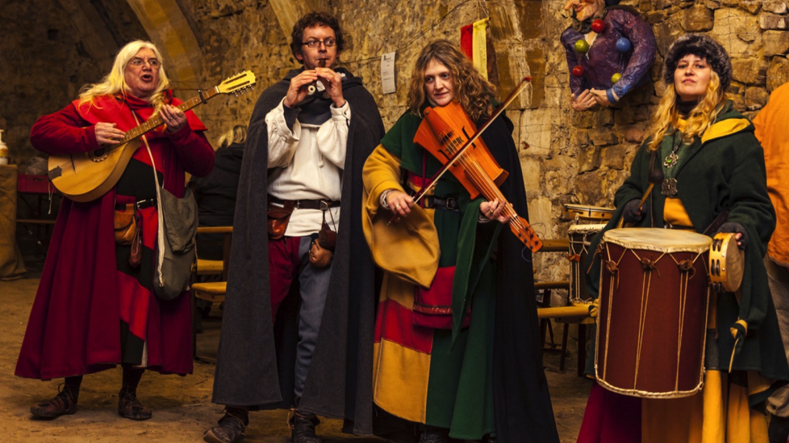 Debunked: The Biggest Myths About the Middle Ages 192 Medieval quartet playing indoor