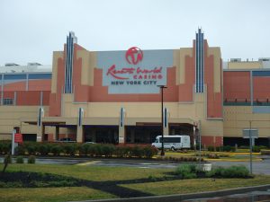 The exterior of Resorts World New York City, as of 2015.