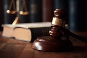 California charges LA firefighters foundation leader over theft, forgery and gambling allegations. Judge's gavel, balance and book