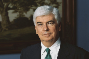 Former U.S. Senator Christopher J. Dodd, author of the Dodd-Frank Act, who urged the CFTC to withdraw its proposed prediction markets rule.
