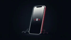 Smartphone illustrating the tension between gambling warnings and betting promotions
