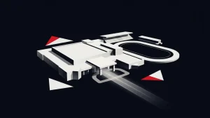 Editorial illustration of an Ohio casino-racino connected to a digital gaming pathway