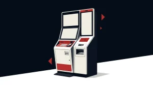 ADA-compliant casino kiosk consolidating ticket redemption, cash access and payment services