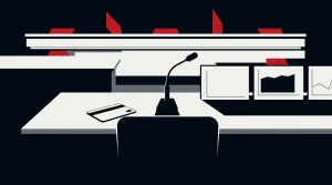 Editorial illustration of congressional scrutiny surrounding sportsbook VIP promotions and prediction markets